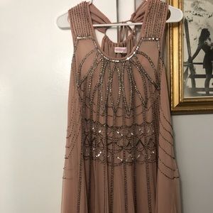 Monique Leshman phoebe net sequin dress